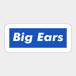 Big ears Box Logo Sticker